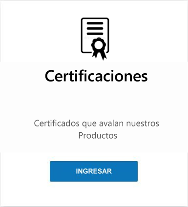 Certificaciones